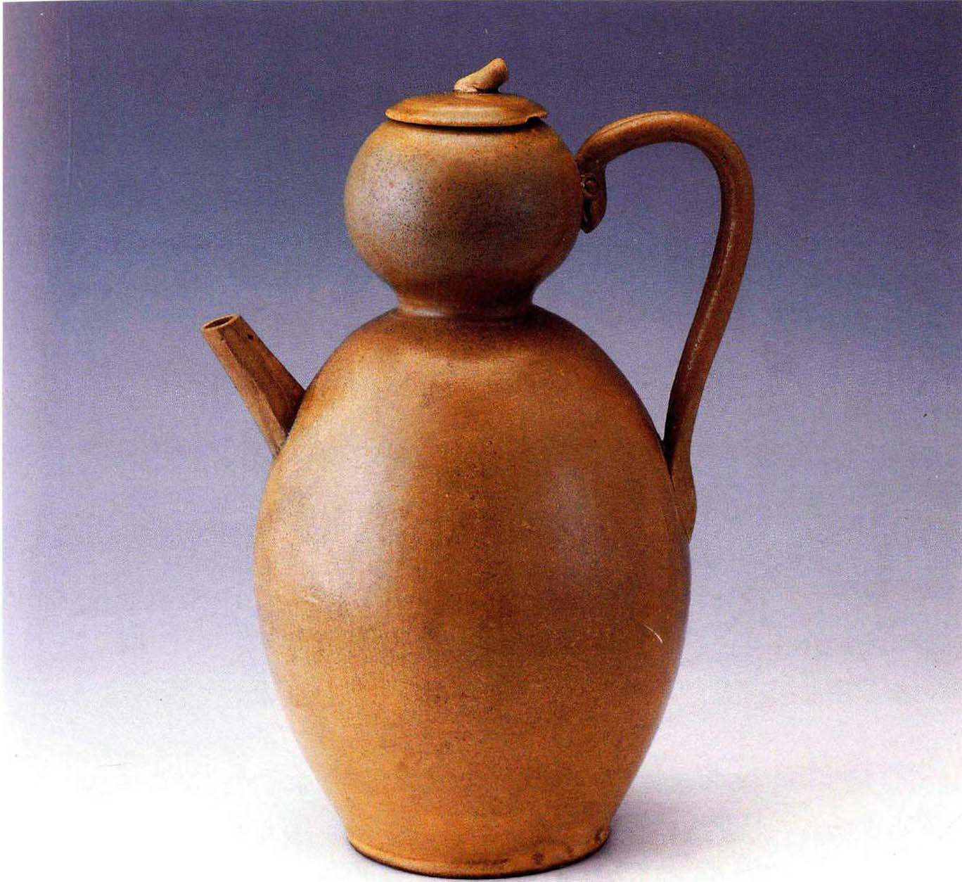 唐　越窑青瓷葫芦瓶